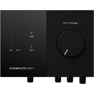 mặt trước của NI Komplete Audio 2