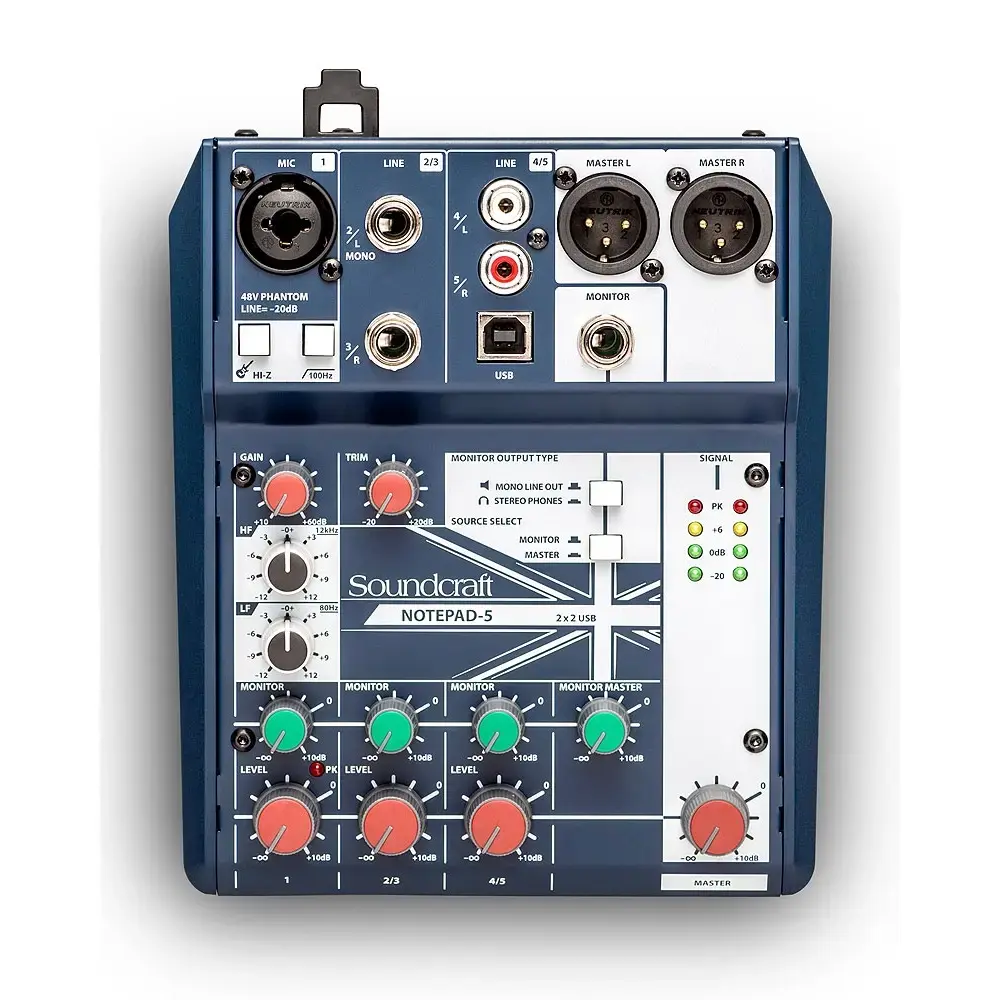 Mixer Analog Soundcraft Notepad-5 [4]