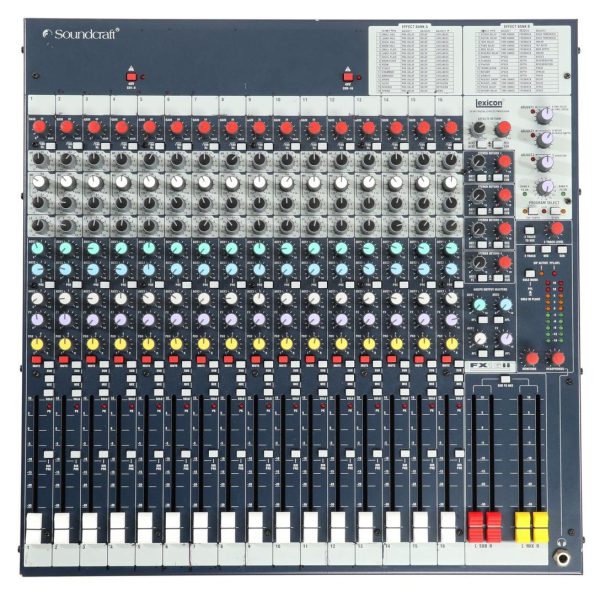 Soundcraft Fx 16 Ii – Sự Lựa Chọn Hoàn Hảo Cho Các Buổi Biểu Diễn Trực Tiếp